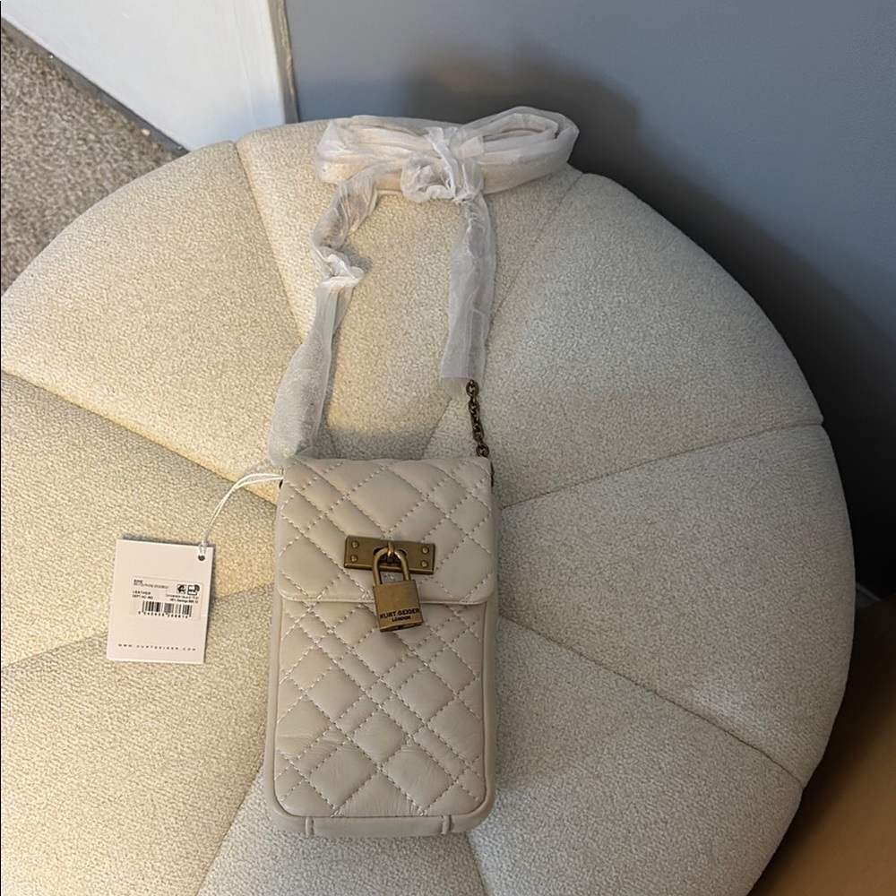 Kurt Geiger “The Brixton” Quilted Crossbody Bag